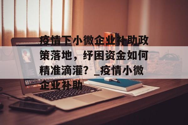 疫情下小微企业补助政策落地，纾困资金如何精准滴灌？_疫情小微企业补助