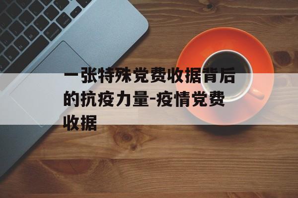 一张特殊党费收据背后的抗疫力量-疫情党费收据