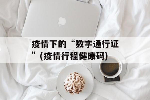 疫情下的“数字通行证”(疫情行程健康码)